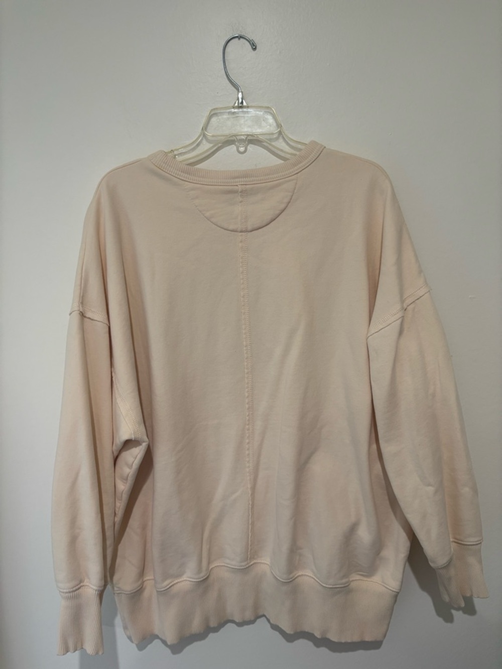 A.EAGLE Cream Sweatshirt with Burgundy Logo - Picture 5 of 5